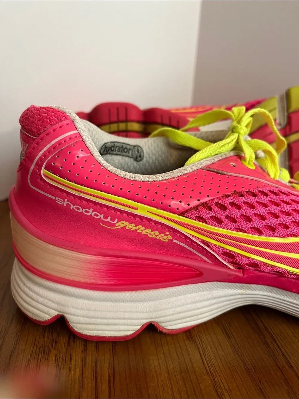 Saucony Hot Pink and Neon Yellow Women's Running Shoes